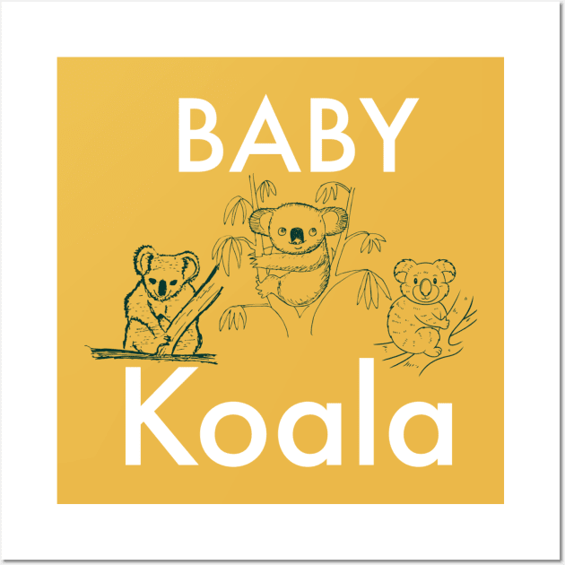 Baby Koala Wall Art by Artistic Design